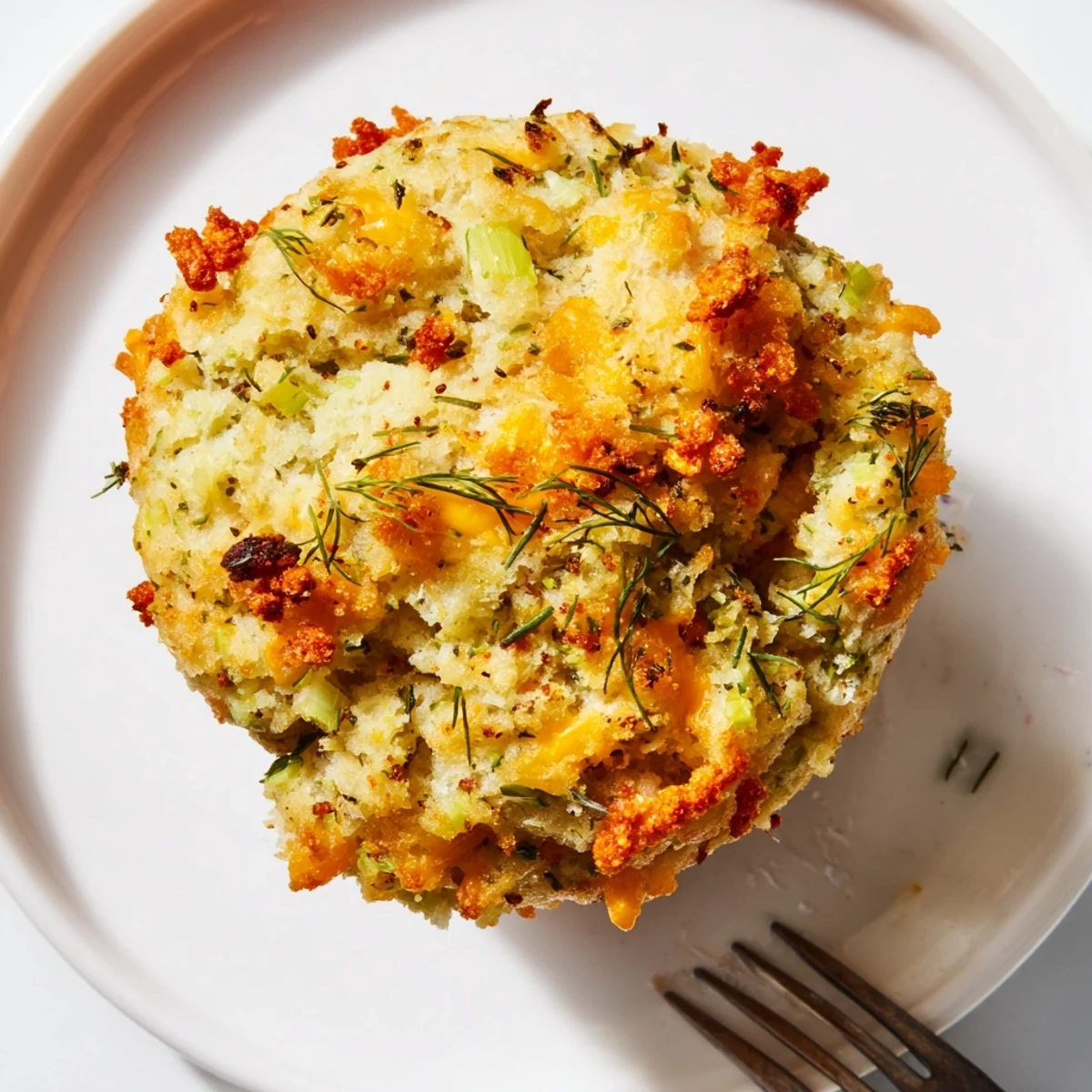 Colorful Flamin Hot Dill Pickle Biscuit Muffin Pops, topped with crushed Cheetos for extra crunch.