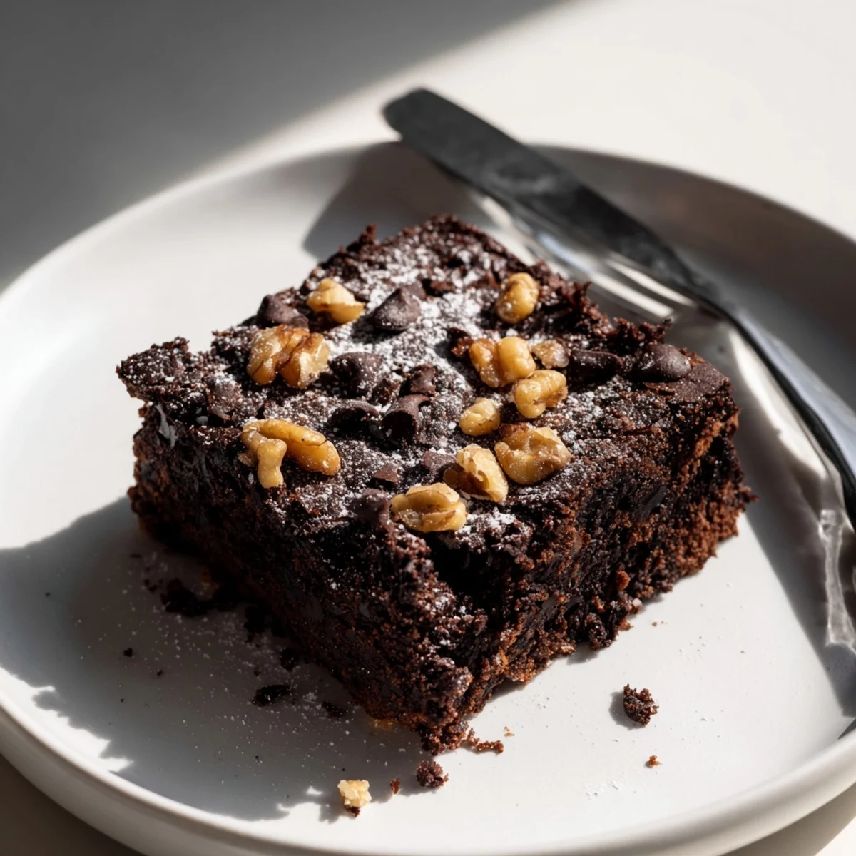 Decadent brownies with nut-milk pulp, perfect for chocolate lovers and eco-conscious bakers.