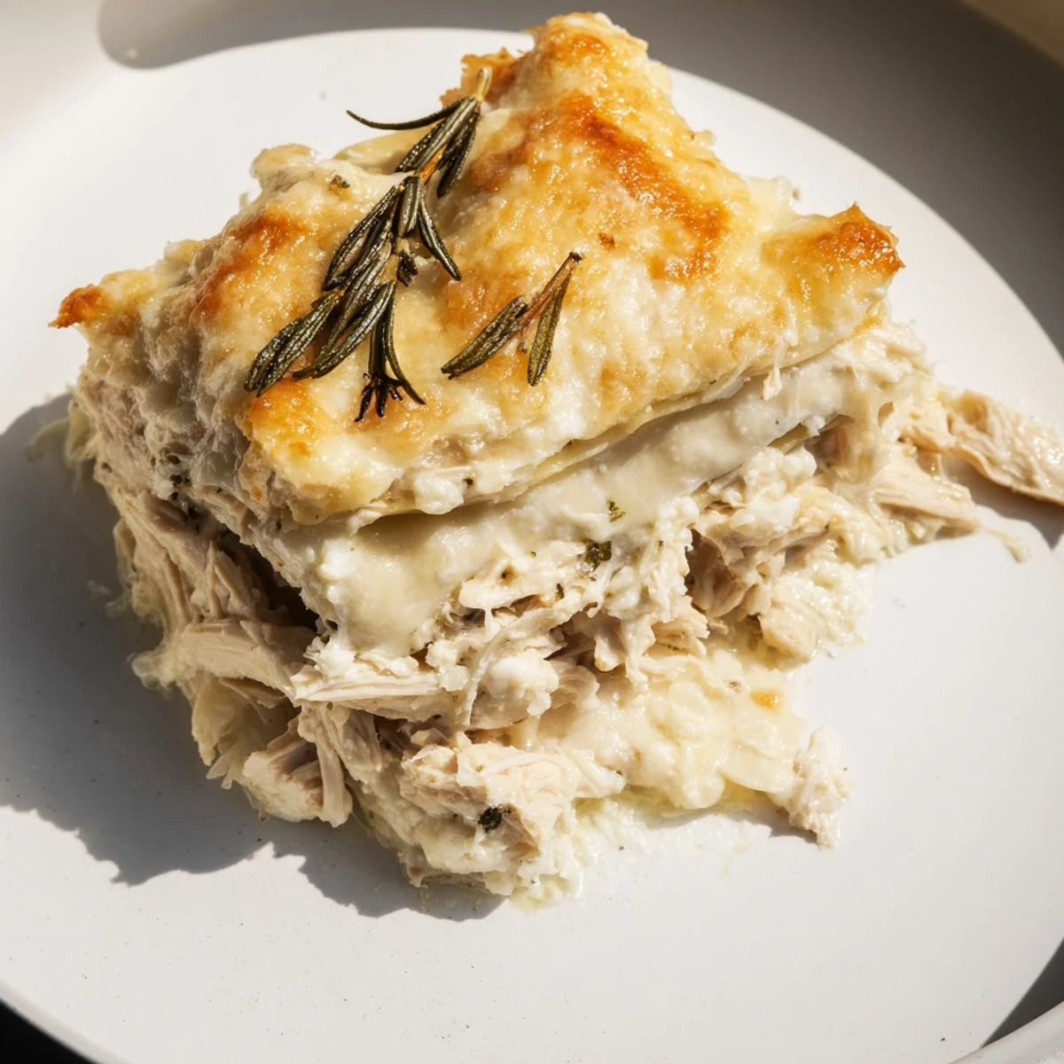 Rosemary Chicken Lasagna Layers