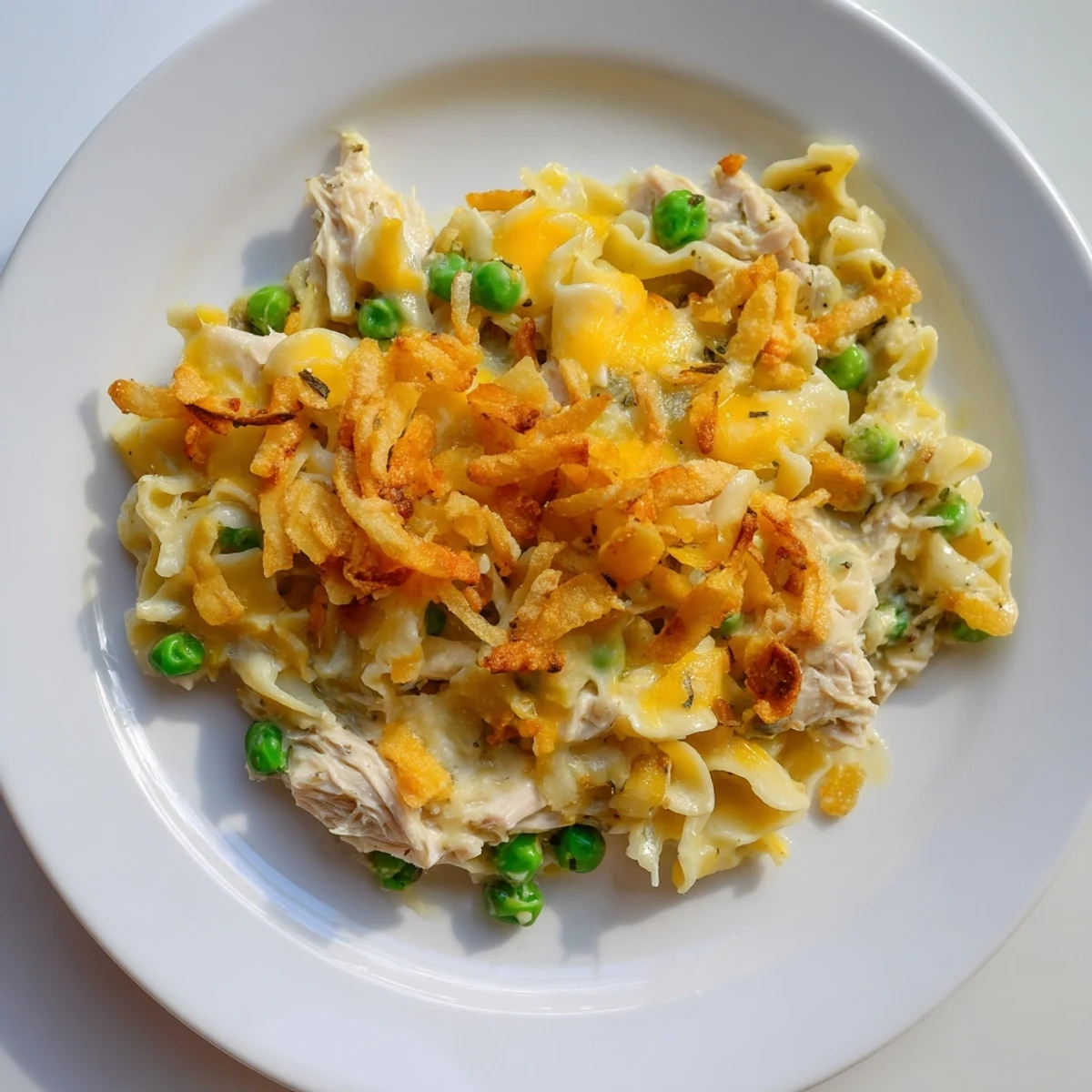 Tuna Noodle Casserole Crispy