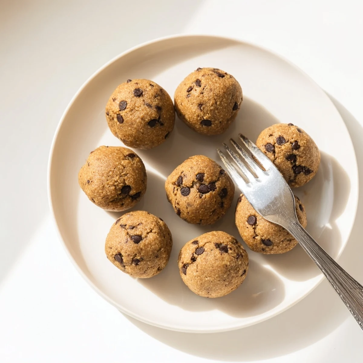 Chewy, vibrant Matcha Gingerbread Cookie Dough Protein Bites, perfect for a quick and healthy snack right now.