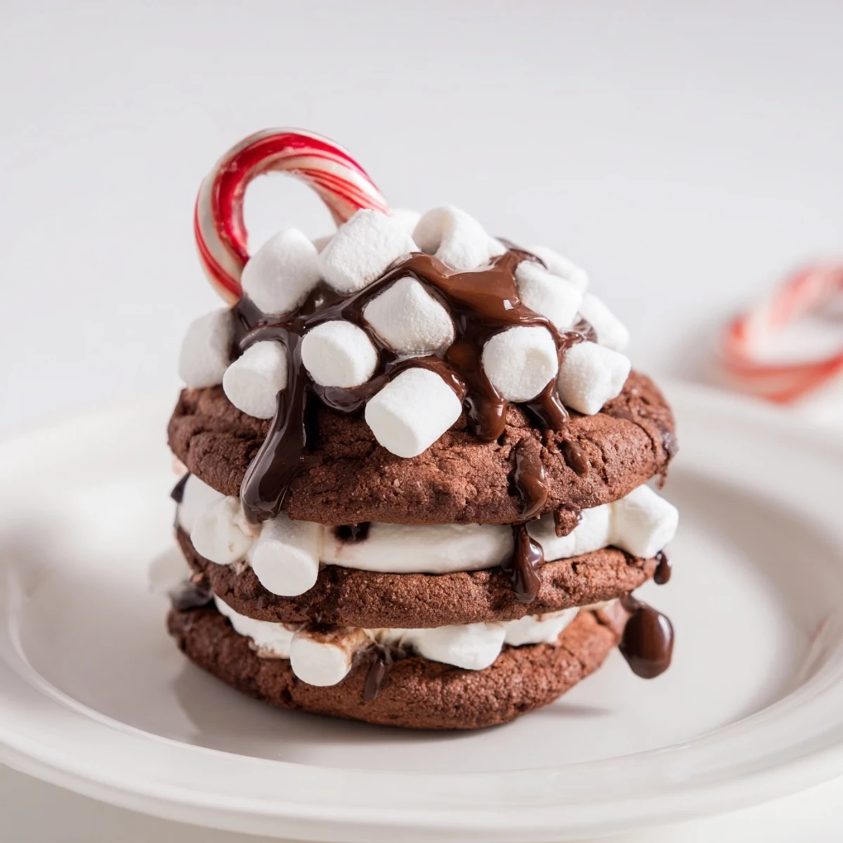 Hot Cocoa Cookie Stack Delight