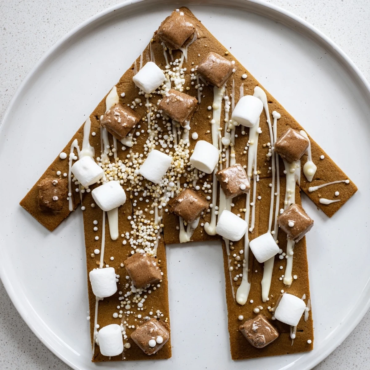 Gingerbread House Frame Festive