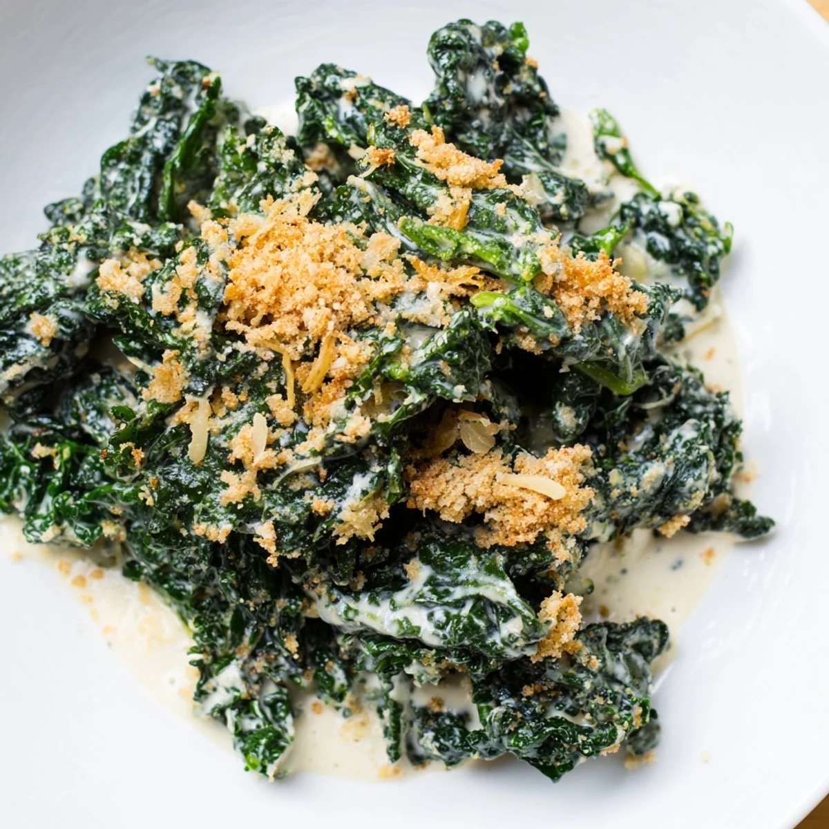 Vibrant Garlic Parmesan Kale Salad with golden toasted breadcrumbs, shaved Parmesan, and creamy dressing tossed in kale.