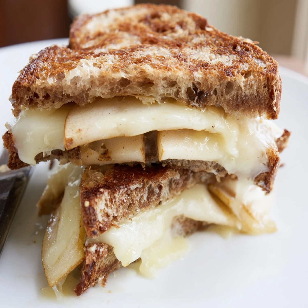 Perfectly grilled, this Smoked Gouda & Apple Grilled Cheese features buttery, golden crusts and a warm, gooey center ready for dipping.