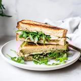 Crispy sourdough surrounds a melty, dreamy Fig, Brie & Arugula Grilled Cheese, perfect for lunch.