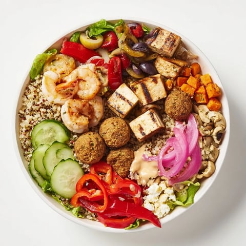 Vibrant build-your-own boards and bowls featuring grilled chicken and fresh vegetables.  