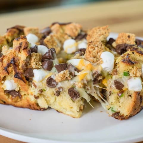 Smores Cheesy Jalapeño Biscuit Loaf