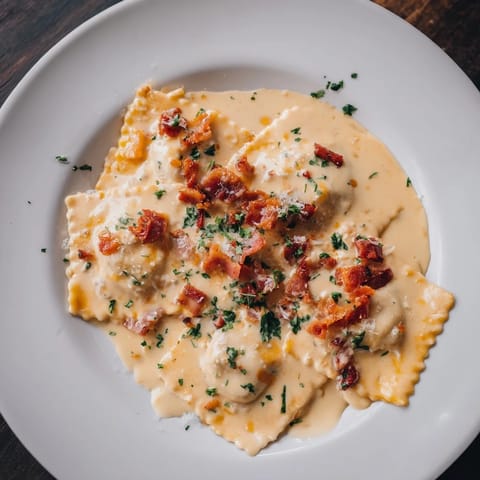 Olive Garden Ravioli Carbonara