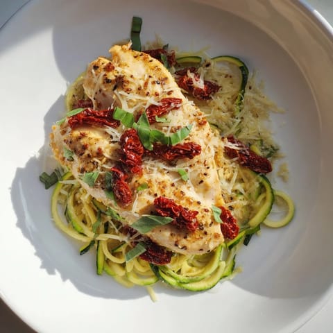 Marry Me Chicken Zoodles