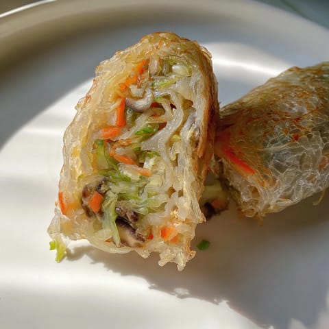 Crispy Rice Paper Dumplings