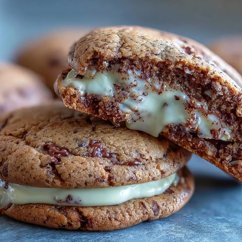 Freshly baked Hojicha White Chocolate Cookies with gooey white chocolate chips, perfect with a cold glass of milk.