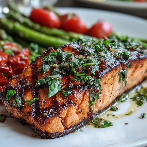 Grilled Lemon Herb Salmon