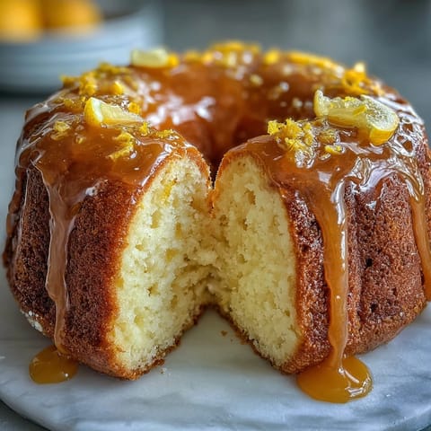 Zesty lemon drizzle loaf cake with tangy glaze, perfect for spring gatherings and afternoon tea.