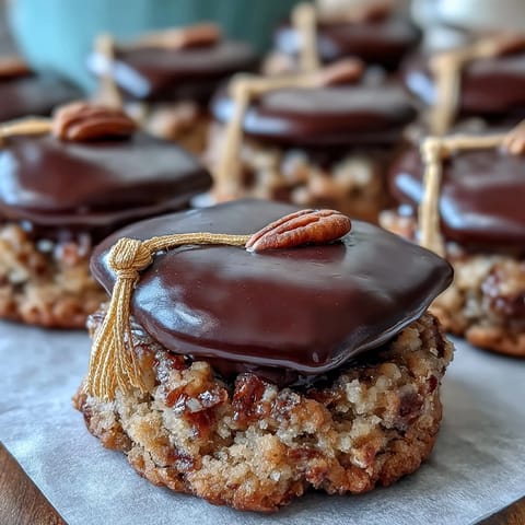 Easy Graduation Cap Cookies