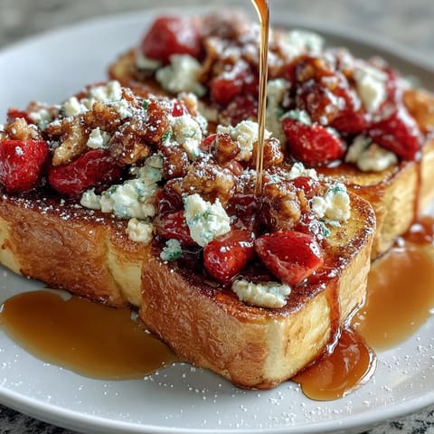 Spring Brunch Strawberry Toast #586