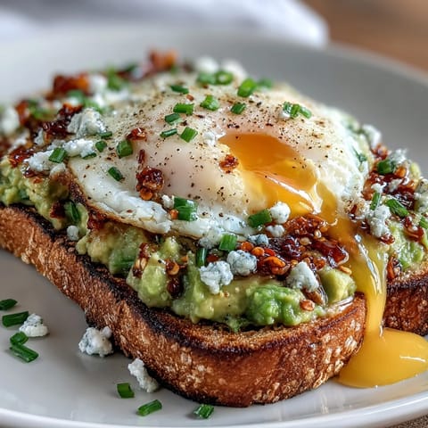 Chili Crisp Avocado Toast