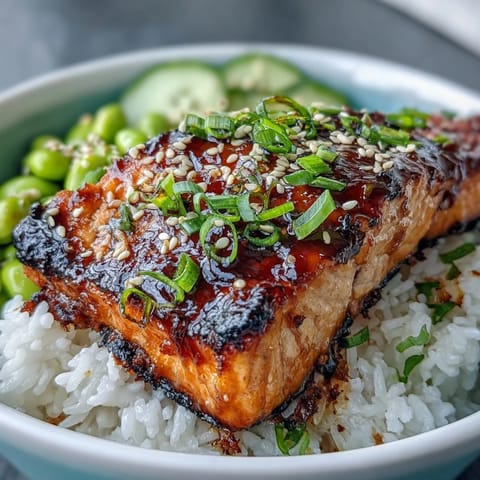 Salmon Teriyaki Bowl