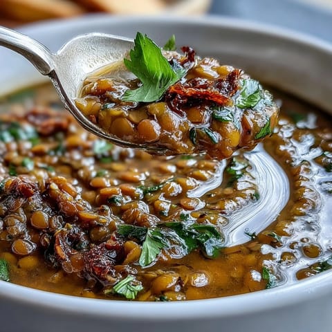 Turmeric Lemon Lentil Soup