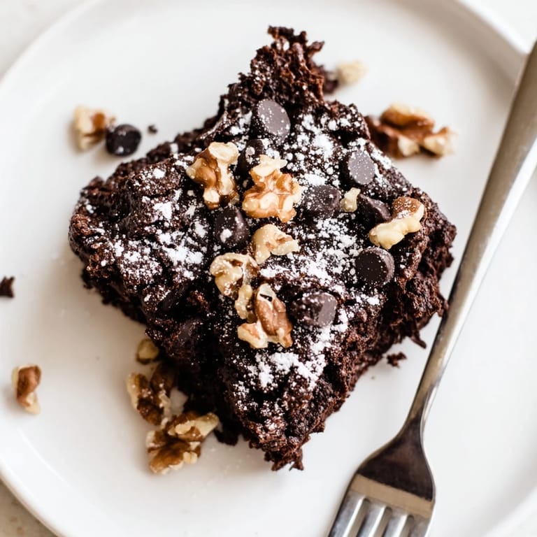 Delicious, moist brownies utilizing leftover nut-milk pulp for minimal waste.  