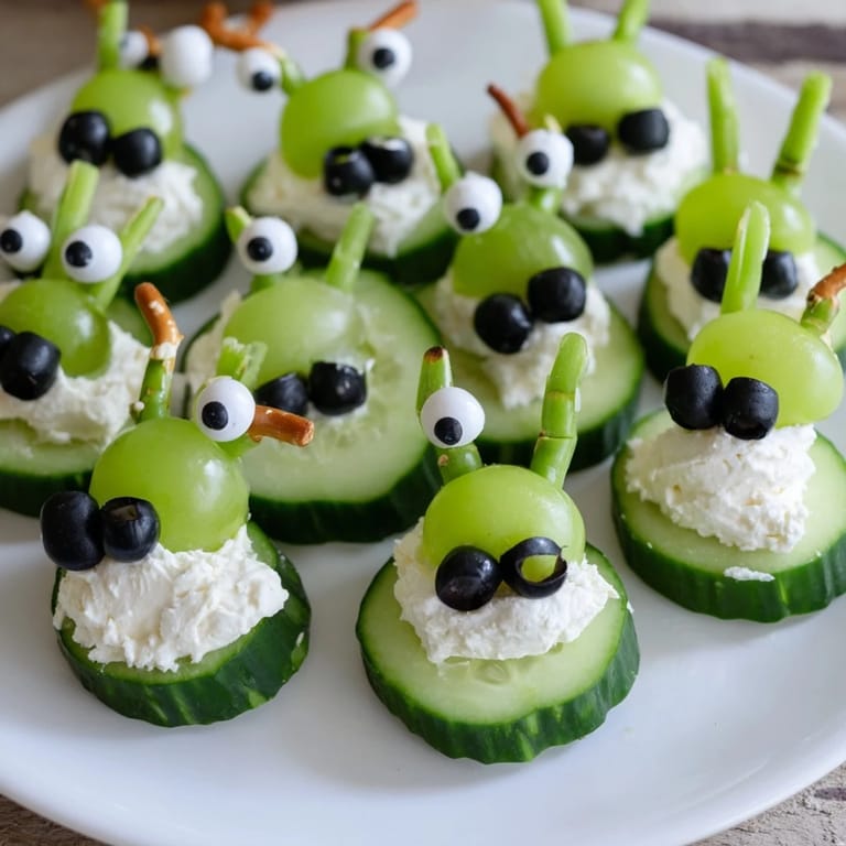Colorful Little Green Men Alien Snack Attack: fun green alien snacks perfect for kids to enjoy.