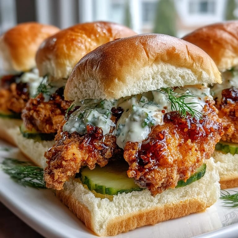 Sizzling Nashville Hot Chicken Sliders served warm on soft buns, perfect for game day or family dinners.