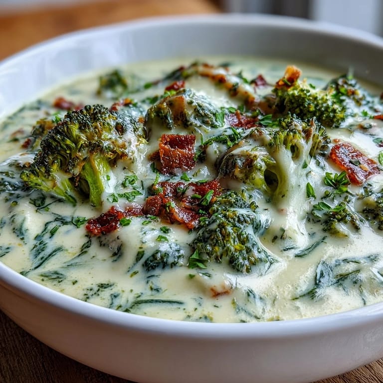 Comforting bowl of broccoli cheddar soup with tender broccoli and sharp cheddar, made creamy with Greek yogurt.