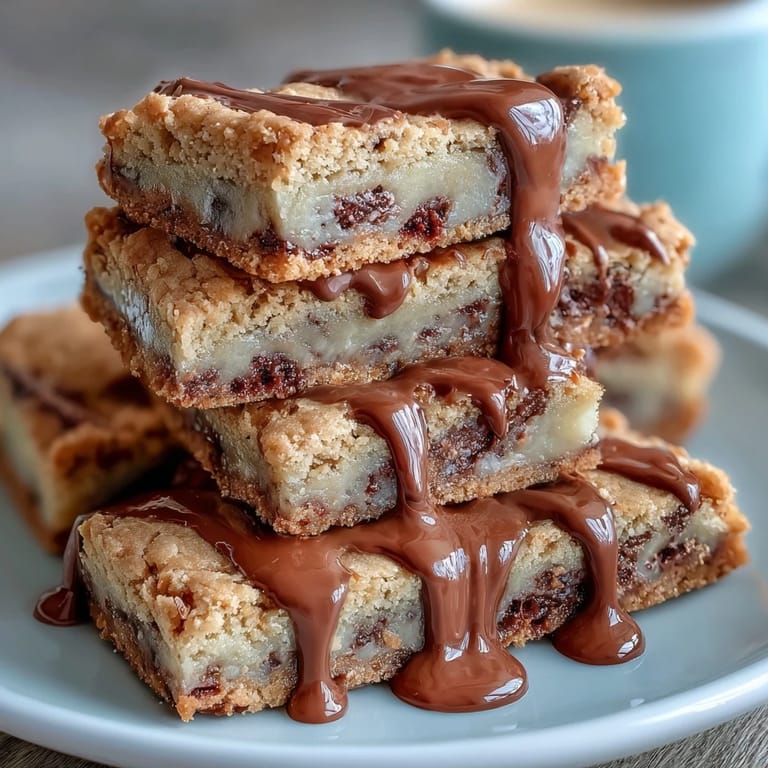 3. Rich blondies bursting with Cadbury Mini Eggs, drizzled with smooth white chocolate—perfect for sharing at Easter or springtime gatherings.